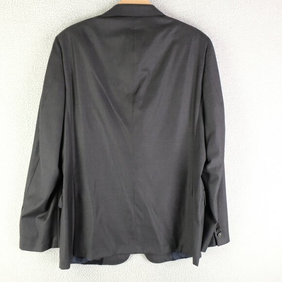 Hickey Freeman Blazer Mens 42 Regular Gray Traveler Wool Suit Jacket Made USA - Picture 5 of 15